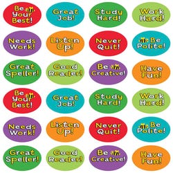 Image for Hygloss "Be Your Best" Stickers, 1 in, 20 Sheets, Pack of 480 from School Specialty