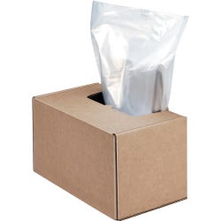 Image for Fellowes Shredder Waste Bag, Clear, Box of 50 from School Specialty