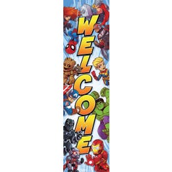 Image for Eureka Marvel Super Hero Adventure Vertical Welcome Banner, 12 x 45 Inches from School Specialty