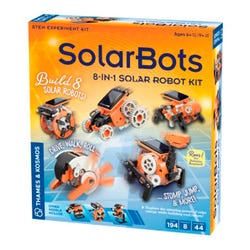 Thames and Kosmos SolarBots: 8-in-1 Solar Robot Kit Item Number 2040459