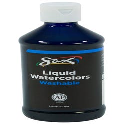 Image for Sax Liquid Washable Watercolor Paint, 8 Ounces, Blue from School Specialty