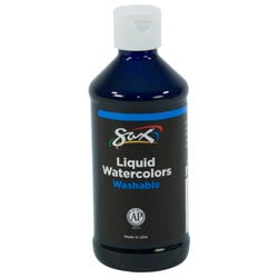 Sax Liquid Washable Watercolor Paint, 8 Ounces, Blue, Item Number 1567843