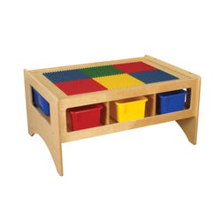 Image for Childcraft Toddler Multi-Purpose Play Table, 6 Assorted Color Trays, 36 x 26 x 18 Inches from School Specialty