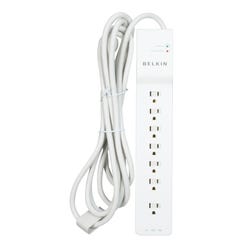 Image for Belkin 7 Outlet Home/Office Surge Protector Extended Cord from School Specialty