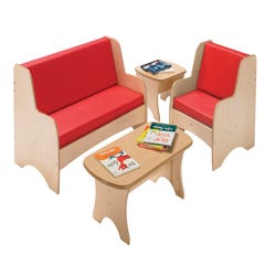 Image for Childcraft Family Living Room Center, Red, Set of 4 from School Specialty
