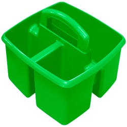 Image for Storex Small Caddy, 9-1/4 x 9-1/4 x 5-1/4 Inches, Green, Pack of 6 from School Specialty