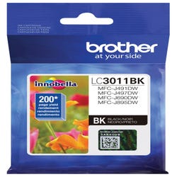 Image for Brother LC3011BK Ink Toner Cartridge, Black from School Specialty