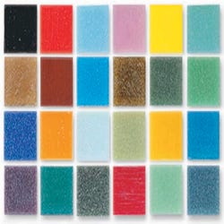 Image for Mosaic Mercantile Authentic Glass Mosaic Tiles, 3/8 Inch, Assorted Colors, 1 Pound from School Specialty