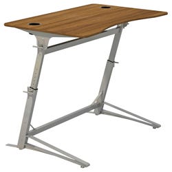Image for Safco Verve Standing Desk -- Standing Desk w/2 Cup Holders, 47-1/4"x31-3/4"x36"-42",WT from School Specialty