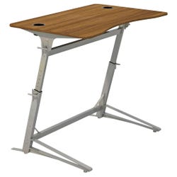 Safco Verve Standing Desk -- Standing Desk w/2 Cup Holders, 47-1/4"x31-3/4"x36"-42",WT 2005685