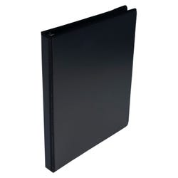 Image for School Smart Round Ring View Binder, Polypropylene, 1/2 Inch, Black from School Specialty