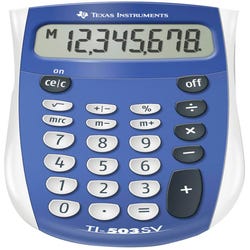 Image for Texas Instruments TI-503 SuperView Handheld Calculator, Blue from School Specialty