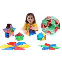 Image for Crystal Polydron Class Set, 184 Pieces from School Specialty