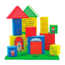 Image for Edushape Floating Blocks, Assorted Colors, Set of 14 from School Specialty