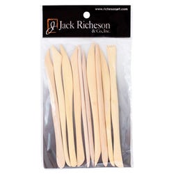 Jack Richeson Boxwood Modelers, 6 Inches, Wood, Set of 10 Item Number 457376