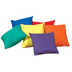 Image for Children's Factory Pillow Set, 12 Inches, Primary Color, Set of 6 from School Specialty