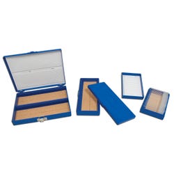 Image for Heathrow Cork Lined Slide Box, Holds 25 Slides from School Specialty