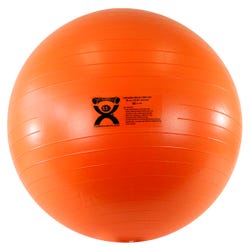 Image for CanDo Inflatable Exercise Ball, Extra Thick ABS, 22 Inches, Orange from School Specialty