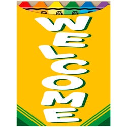 Image for Eureka Crayola Welcome Banner from School Specialty