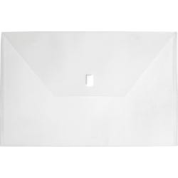 Image for LION Design-R Line Poly Envelopes with Hook and Loop Closure, 11 x 17 Inches, Clear from School Specialty