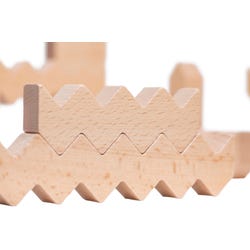 Image for Educational Advantage Zigzag Blocks, Set of 30 from School Specialty