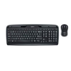 Logitech MK320 Wireless Keyboard and Mouse Combo with Media Keys, Black 2135304
