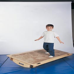Image for Southpaw Enterprises Large Rocker Board with Carpet Top, 56 x 28 Inches, Birch Plywood from School Specialty