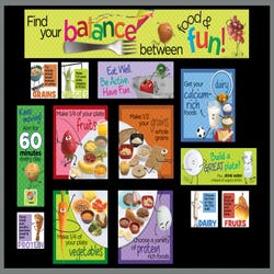 Image for Visualz Kids My Plate Display Bulletin Board Kit from School Specialty