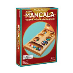 Image for Pressman Wooden Mancala the Game of Collecting Gemstones from School Specialty