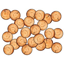 Image for Childcraft Rug Seating Stump Rounds, 16 x 16 Inches, Set of 24 from School Specialty