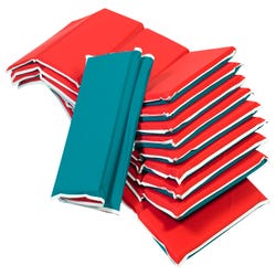 Image for Children's Factory Pillow Rest Mat, 46 x 20 x 3/4 Inches, Red/Green, Pack of 10 from School Specialty