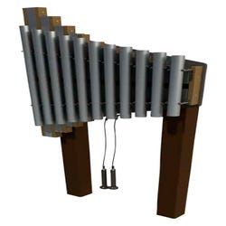 Image for Freenotes Harmony Park Outdoor Instrument, Griffin Xylophone, Surface Mount, 79 x 26 x 7 Inches from School Specialty