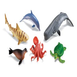 Image for Learning Resources Jumbo Ocean Animals, Set of 6 from School Specialty