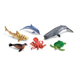 Learning Resources Jumbo Ocean Animals, Set of 6 Item Number 1301674