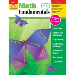 Image for Evan-Moor Math Fundamentals Workbook, Teacher Reproducibles, 224 Pages, Grade 1 from School Specialty
