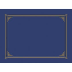 Image for Geographics Linen Texture Document Cover, 12-1/2 x 9-3/4 Inches, Navy Blue, Pack of 6 from School Specialty