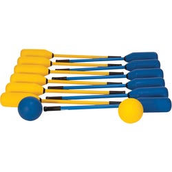 Image for FlagHouse Puff Polo Stick, Blue from School Specialty