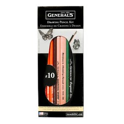 Image for General's Drawing Pencil Kit #10, Assorted, Set of 13 from School Specialty
