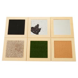Image for Abilitations Tactile Sensory Panels, 15 x 15 x 3/4 Inches, Set of 6 from School Specialty