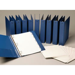 Image for Samsill Round Ring Binder with Index Dividers, 1-1/2 Inches, Blue, Pack of 30 from School Specialty
