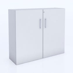 Image for Whitney Brothers White Lockable Wall Cabinet, 50 x 15 x 38-1/2 Inches from School Specialty