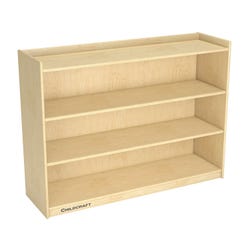 Image for Childcraft Mobile Adjustable Bookcase with Lip, 47-3/4 x 14-1/4 x 36 Inches from School Specialty