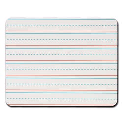 Image for KleenSlate Adhesive Rectangular Replacement Lined Dry Erase Sheets, 9-1/2 x 7-1/2 Inches, Pack of 25 from School Specialty
