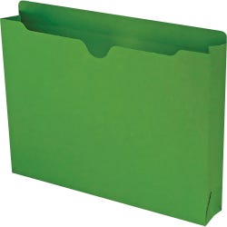 Image for Smead File Jacket, Letter Size, 2 Inch Expansion, Green, Pack of 50 from School Specialty