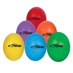 Image for Sportime GradeBall Rubber Volleyballs, Assorted Colors, Set of 6 from School Specialty