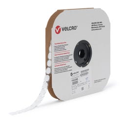Image for VELCRO Brand 3/4 Inch Coin, White Loop Side Only, Pack of 1028 coins from School Specialty