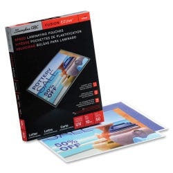 Image for GBC HeatSeal Long Life Laminating Pouch, 10 mil Thickness, Clear, Pack of 50 from School Specialty