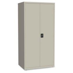 Image for Lorell Storage 5 Shelf Cabinet, 24 x 36 x 72 Inches, Light Gray from School Specialty