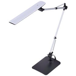 Image for Bostitch Double Swing Arm LED Desk Lamp, 20 Inches, Black/Silver from School Specialty
