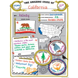 Image for Teacher Created Resources Amazing State Poster Pack, 32 Sheets from School Specialty